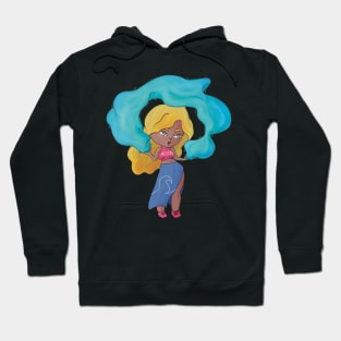 Water Magic Chibi Girl Hoodie